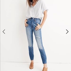 Madewell High Rise Rigid Skinny